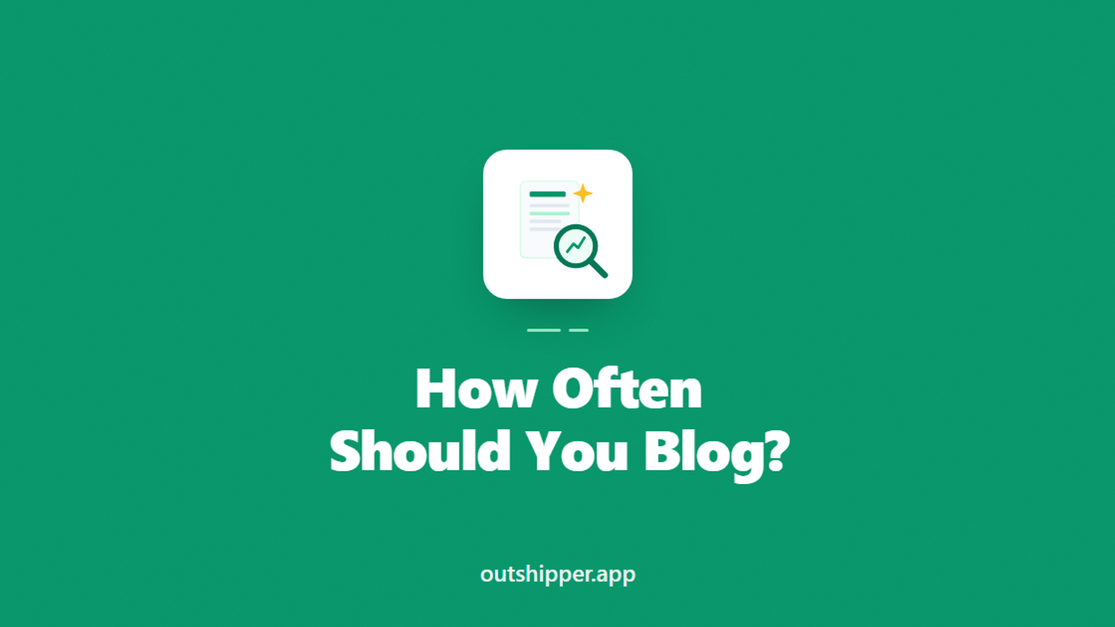 How Often Should You Blog for SEO? The 2026 Answer