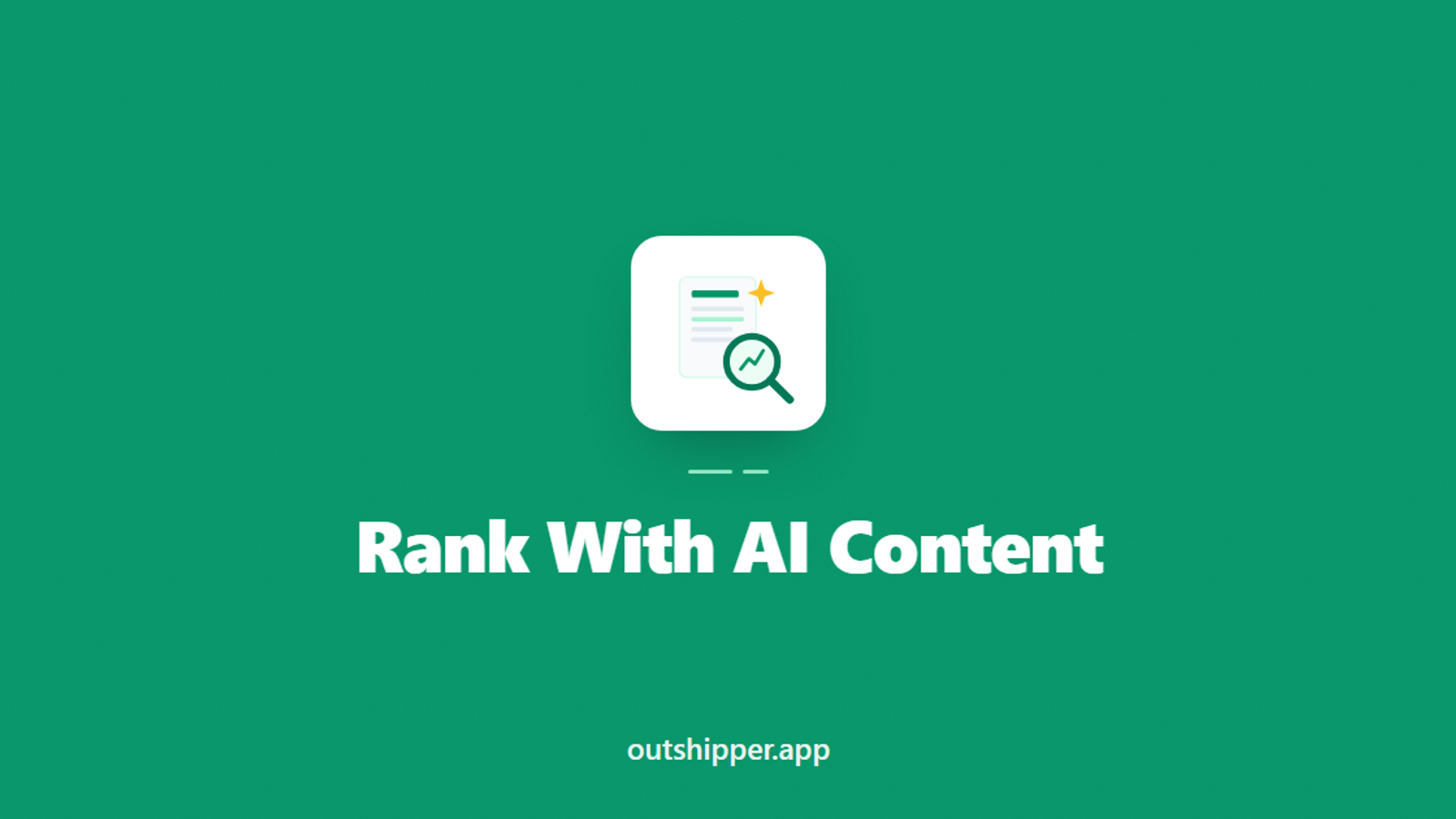 How to Rank With AI Content (Without Getting Buried)