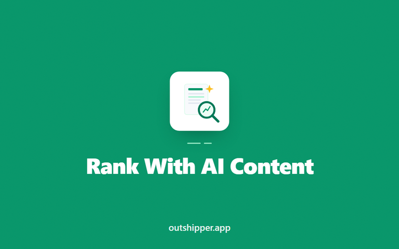 How to Rank With AI Content (Without Getting Buried)