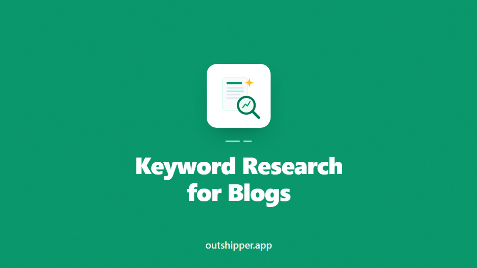 Keyword Research for Blogs: Find Keywords That Rank (2026)