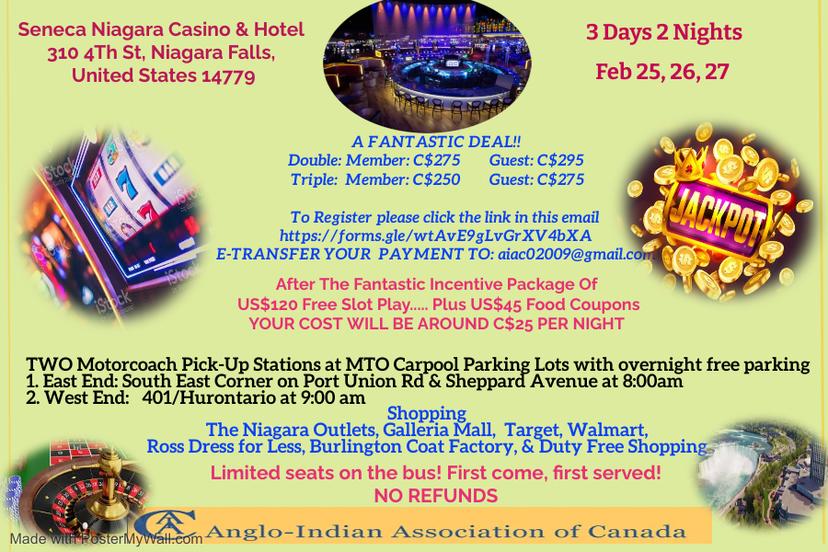 Seneca Niagara Casino Trip