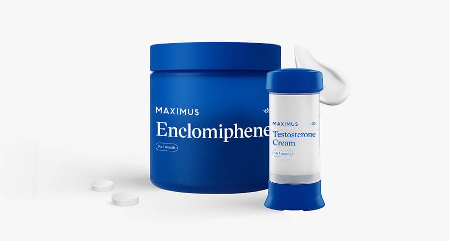 Enclomiphene + Testosterone Cream