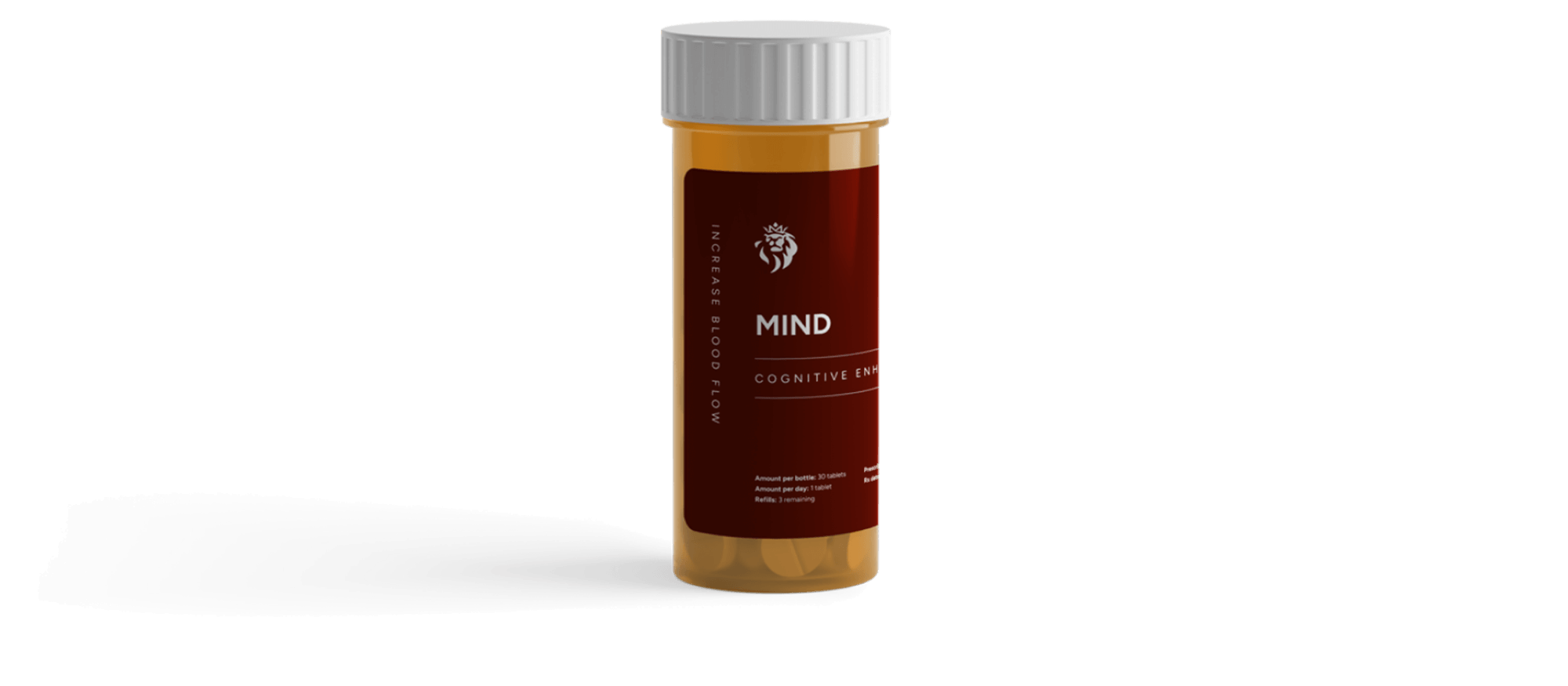 Bottle with Cognitive Enhancement pills