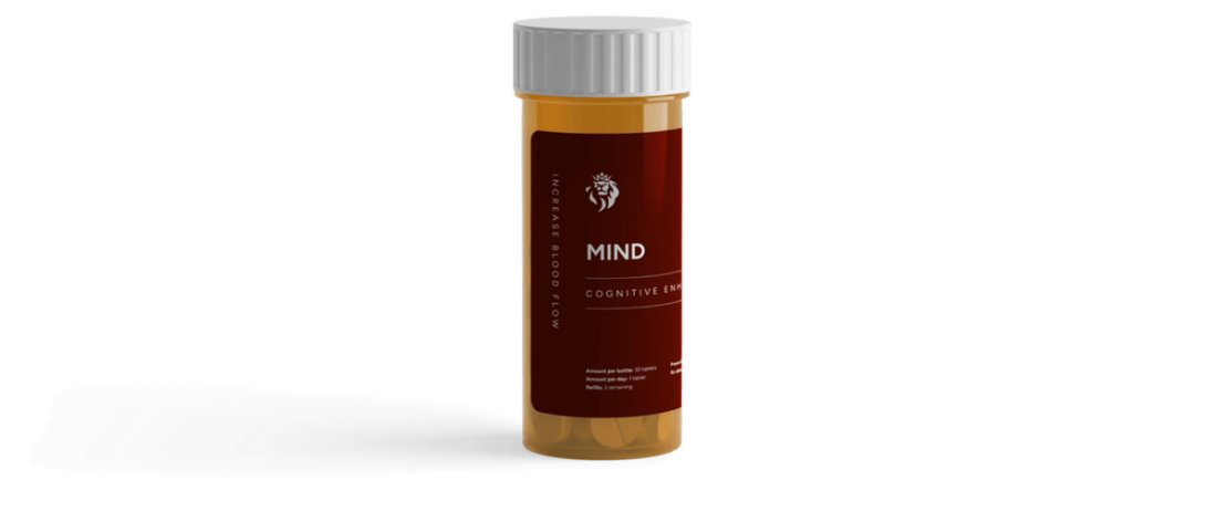 Bottle with Cognitive Enhancement pills