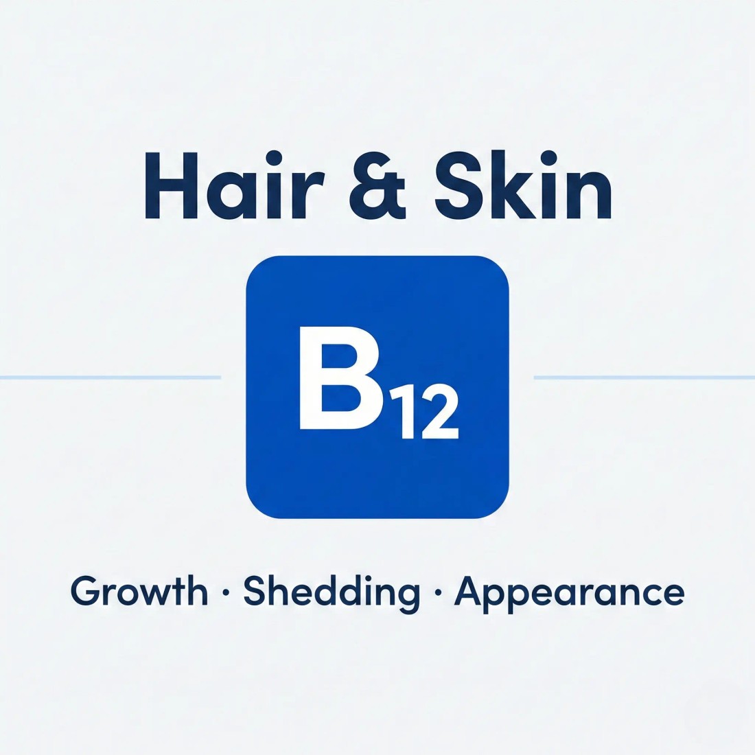 Vitamin B12 Hair and Skin Health