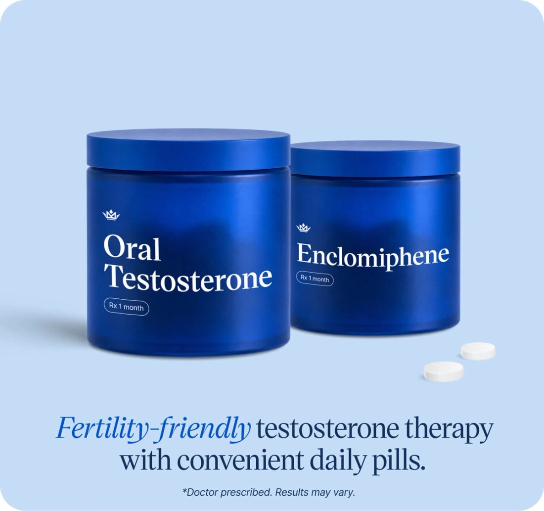 Oral Testosterone + Enclomiphene protocol