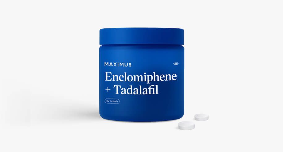 Enclomiphene + Tadalafil