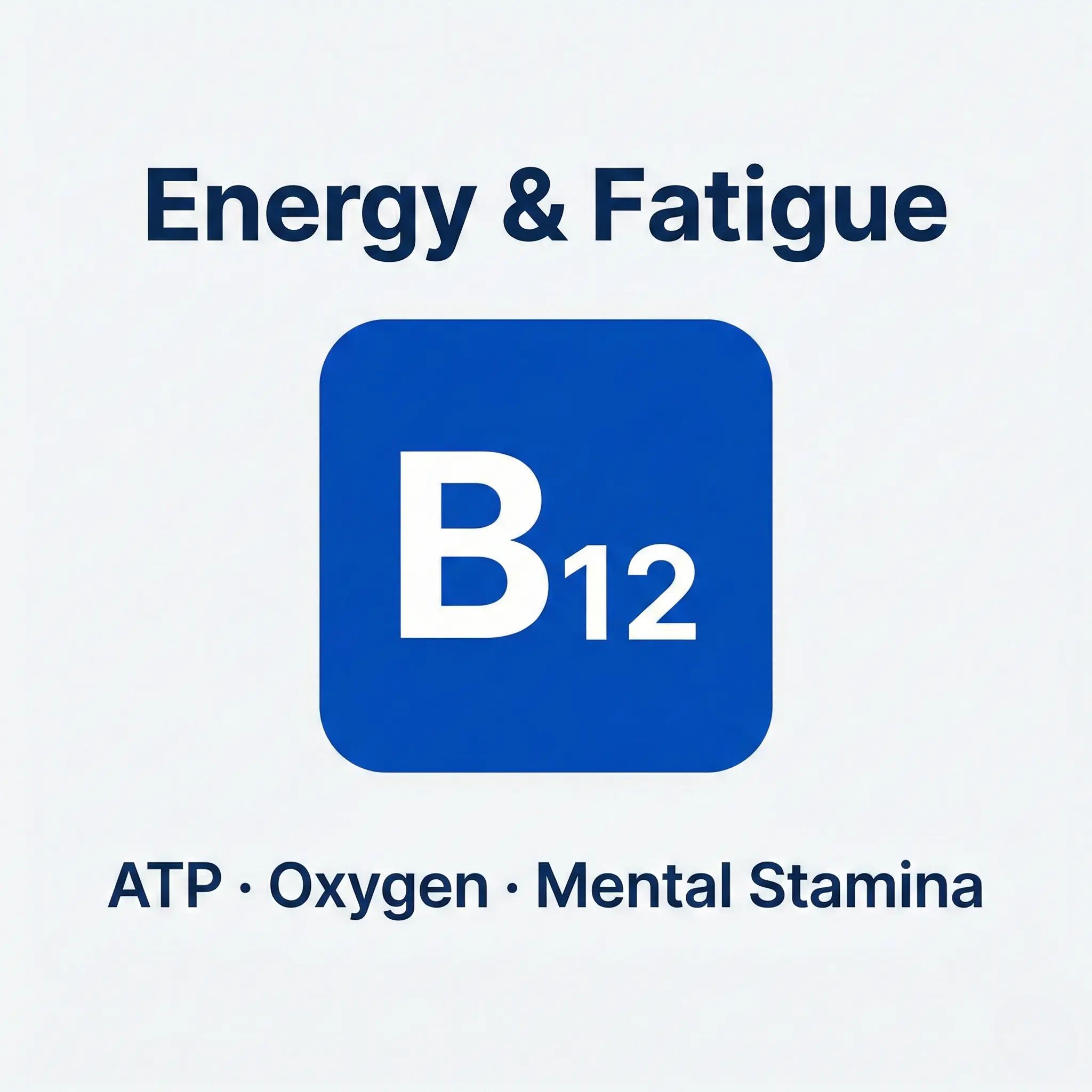 Vitamin B12 for energy