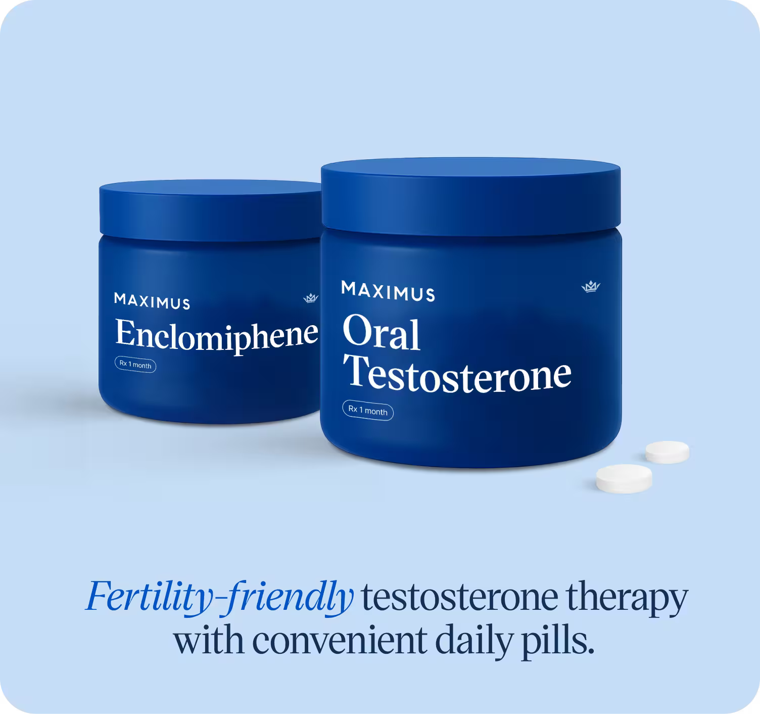 Oral Testosterone + Enclomiphene protocol