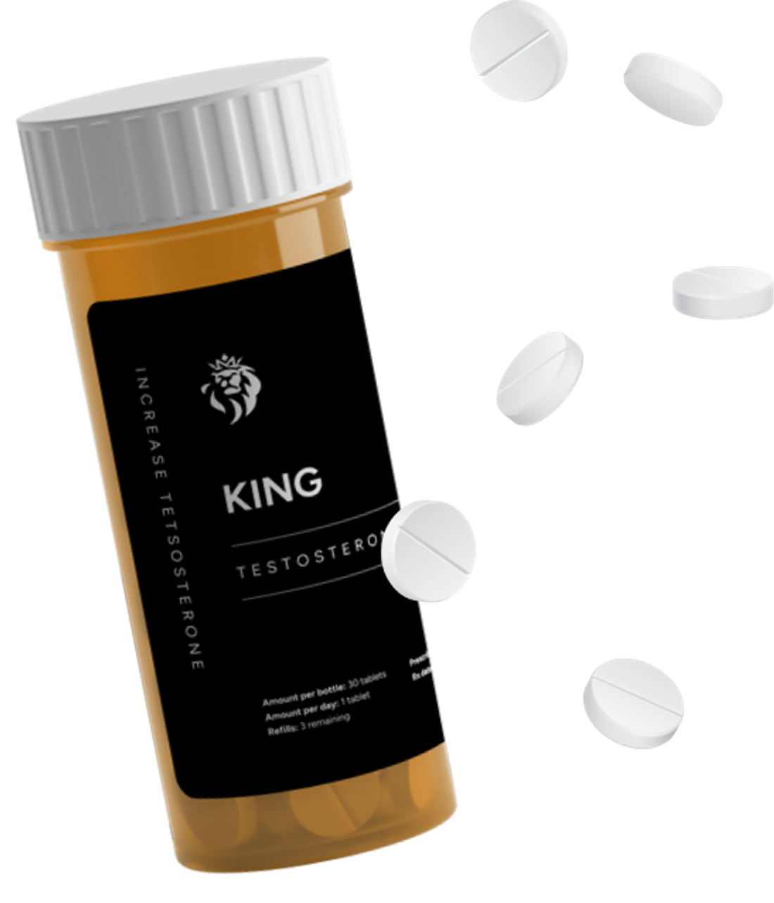 Box of king testosterone pills