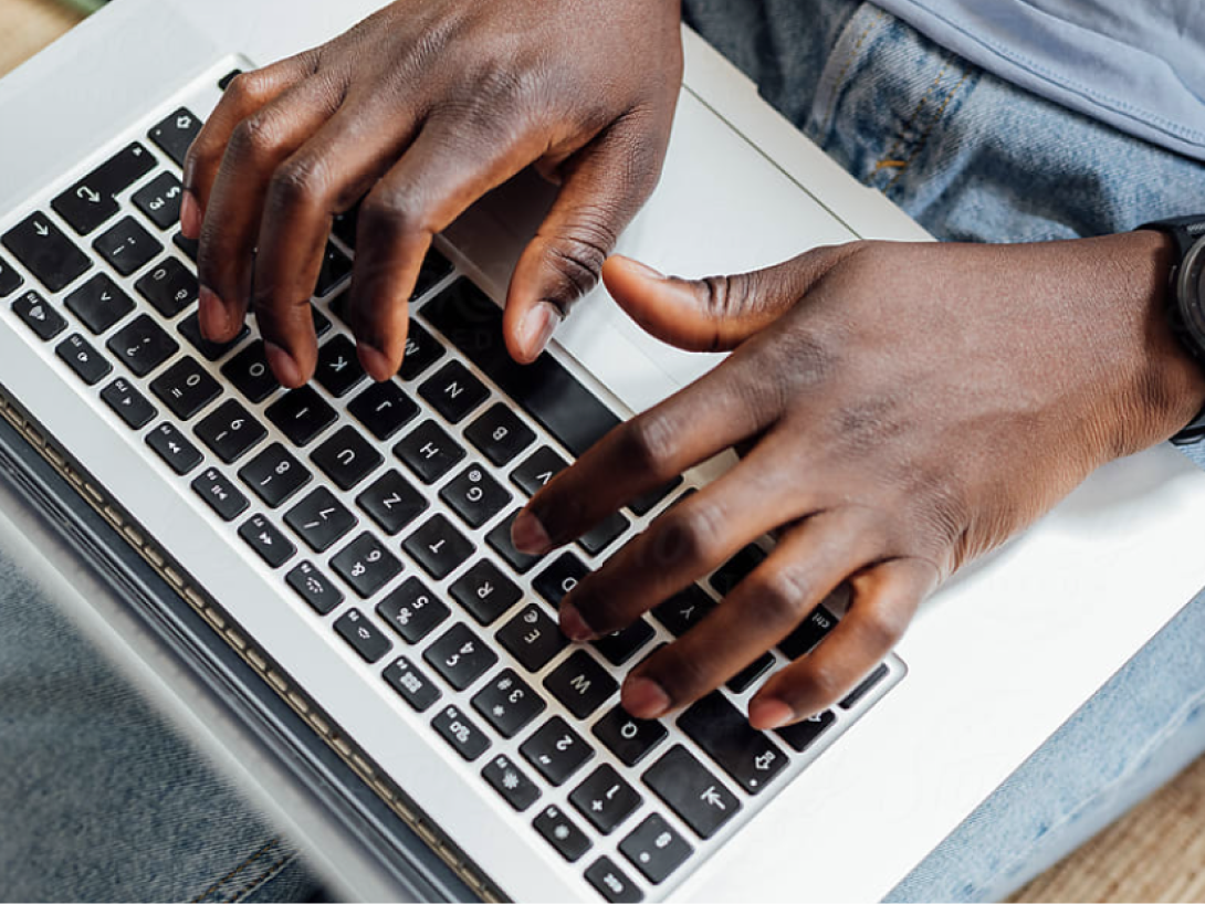 Hands on keyboard
