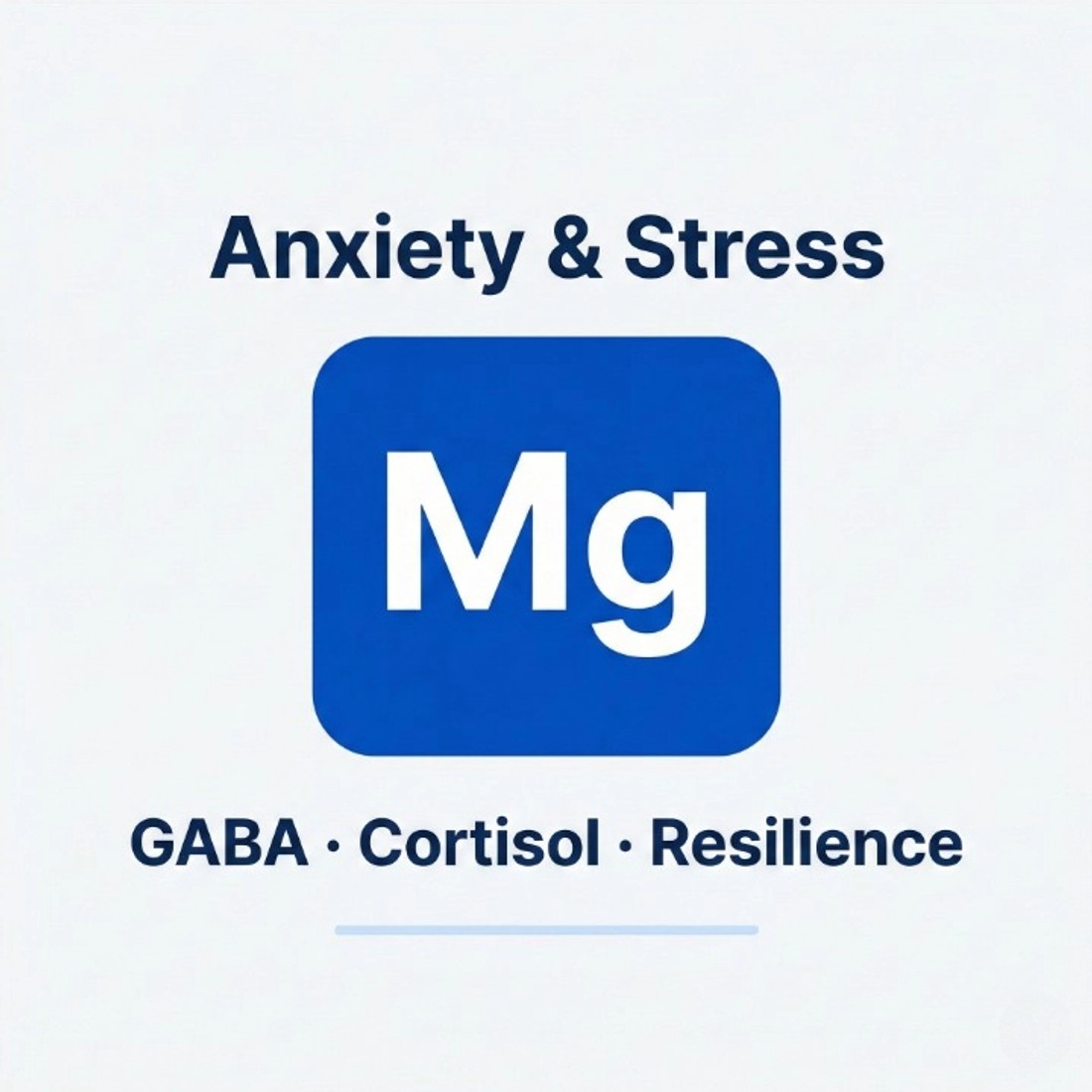 Magnesium for anxiety and stress