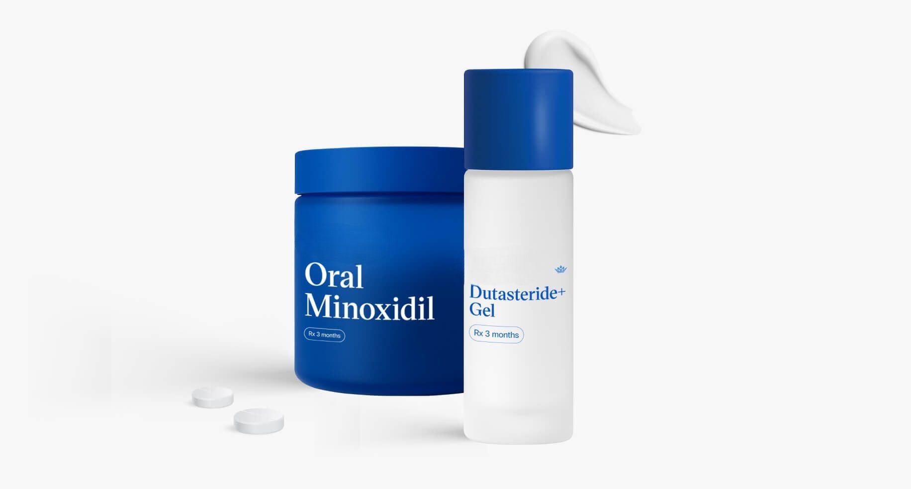 Oral Minoxidil and Dutasteride+ Gel