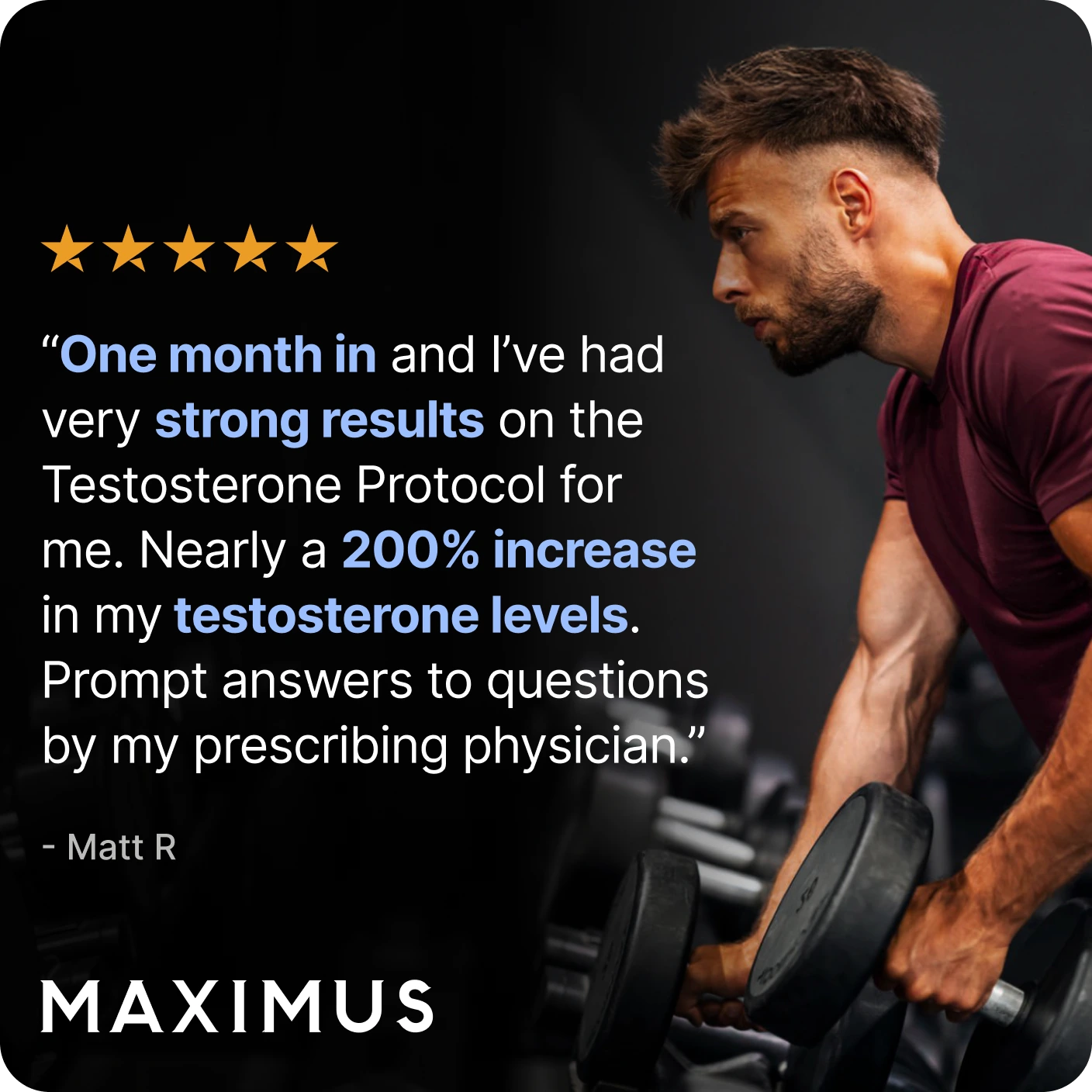 Testosterone Transformation Testimonial