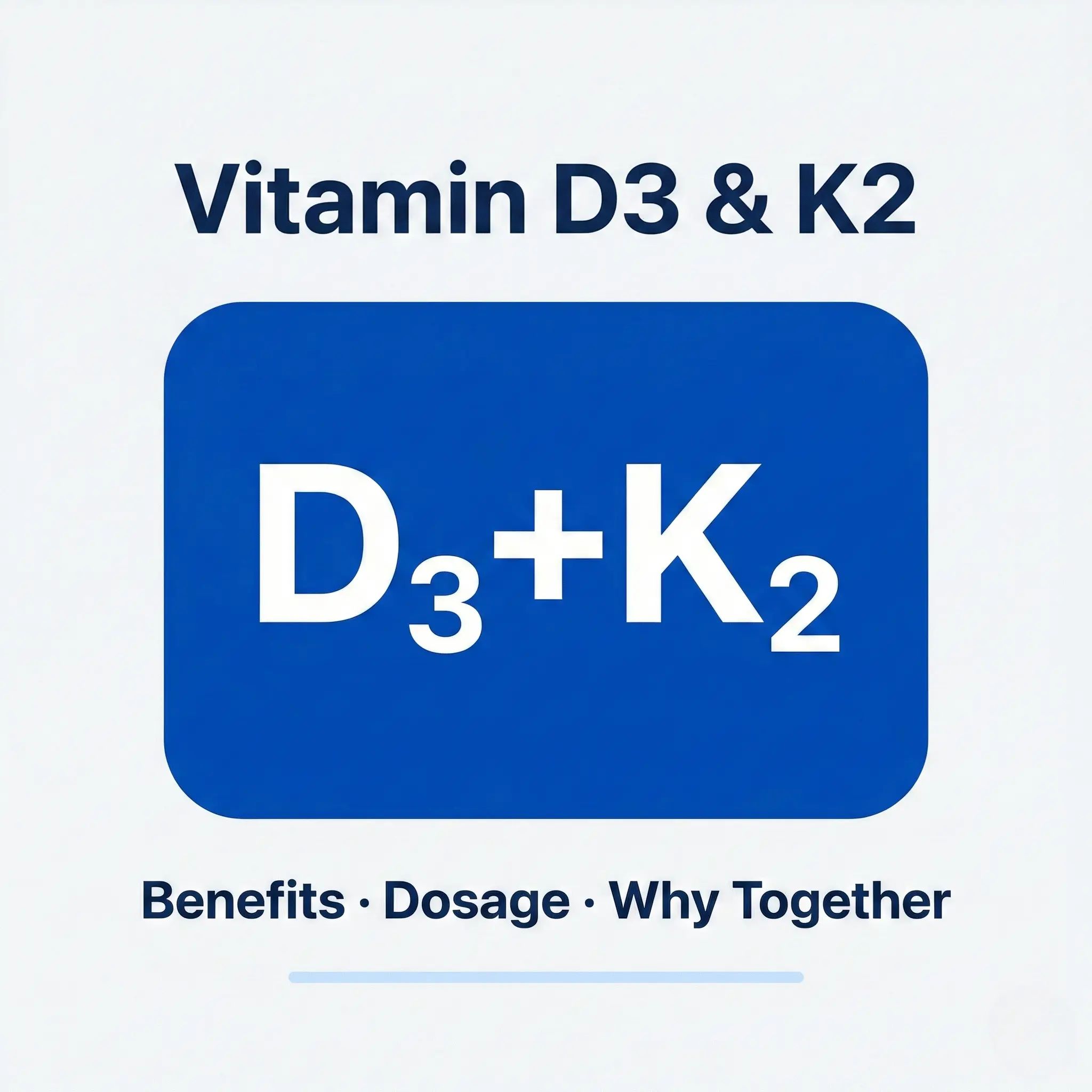 Vitamin D3 & K2 benefits guide