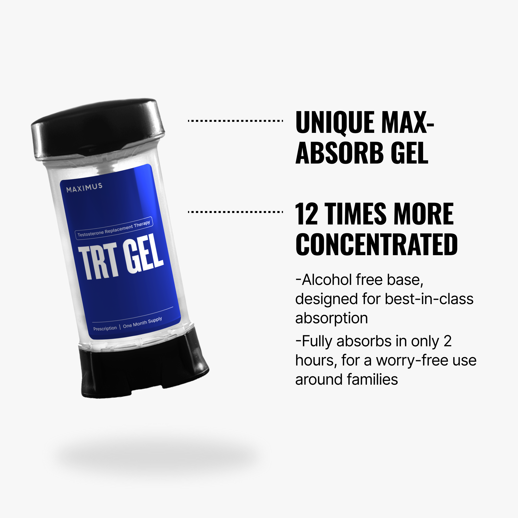 max absorb gel, 12 times for concentrated