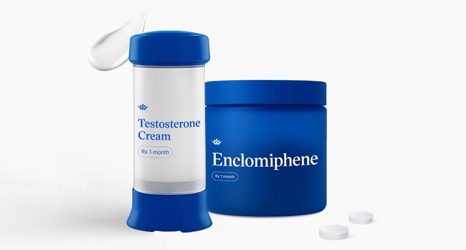 Enclomiphene + Testosterone Cream