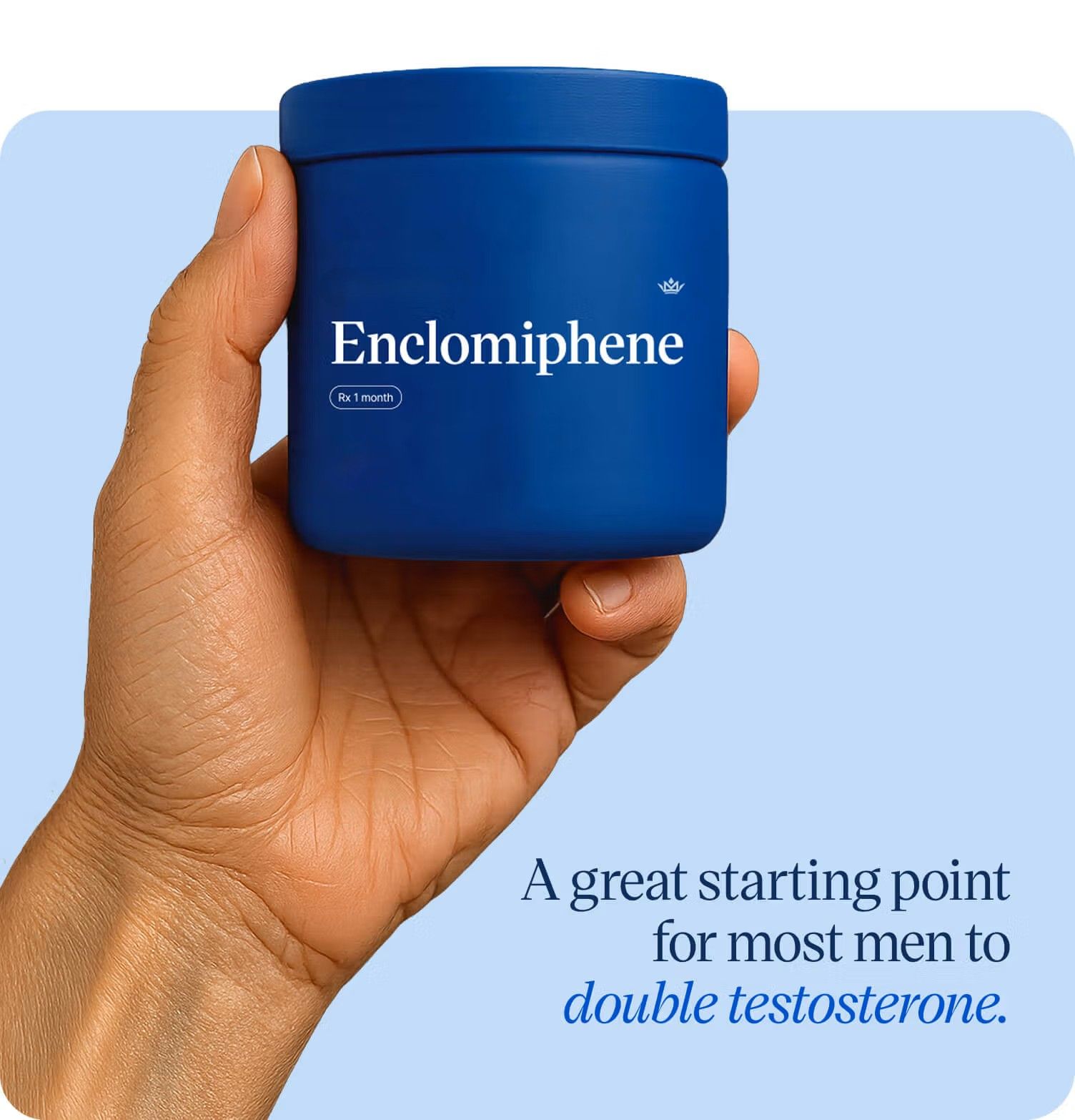 Increase testosterone levels with Enclomiphene