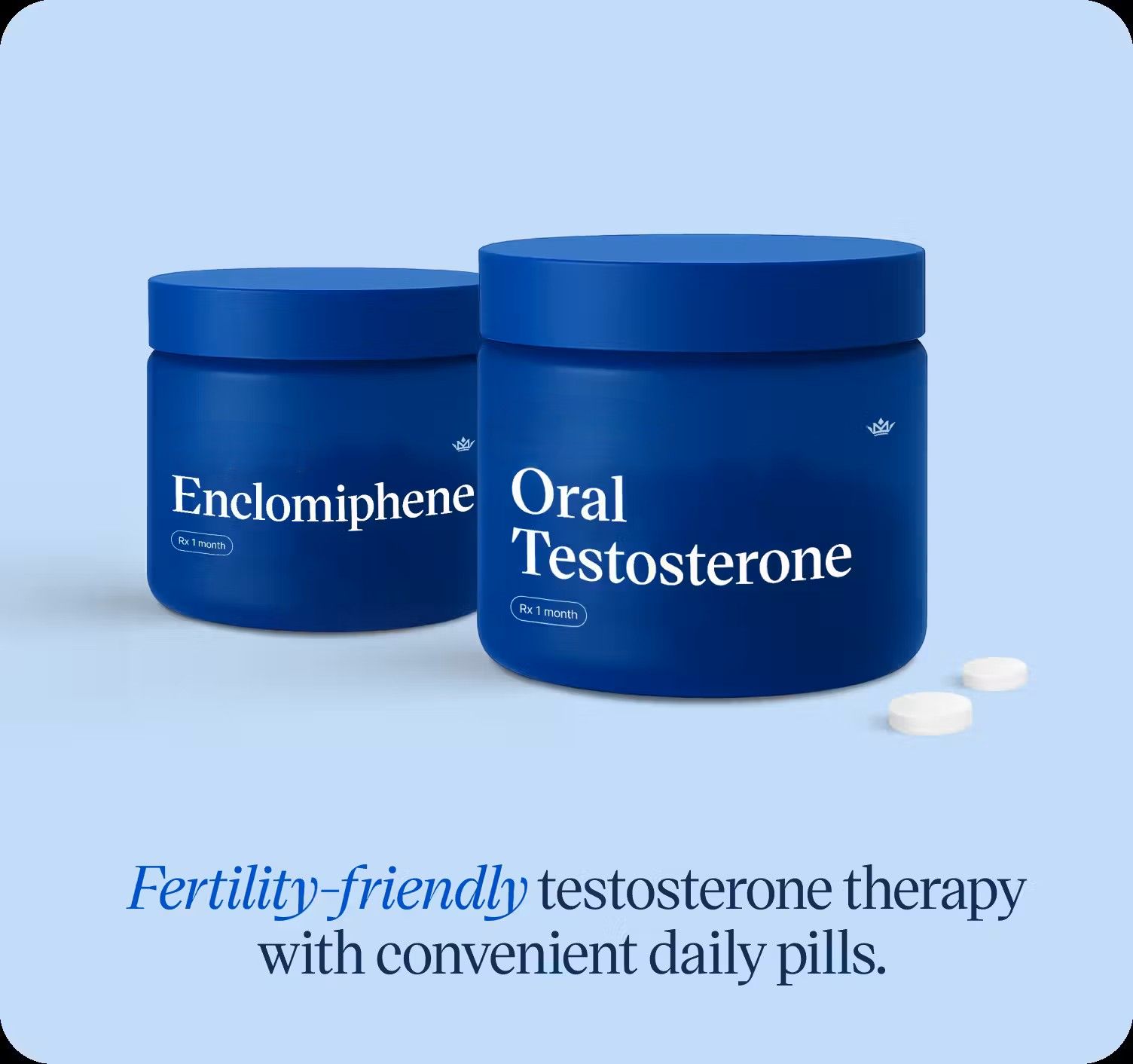 Oral Testosterone + Enclomiphene protocol