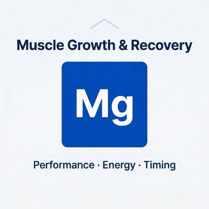 Magnesium for muscle growth and recovery