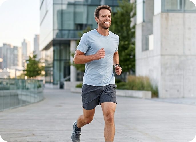 Athletic man
