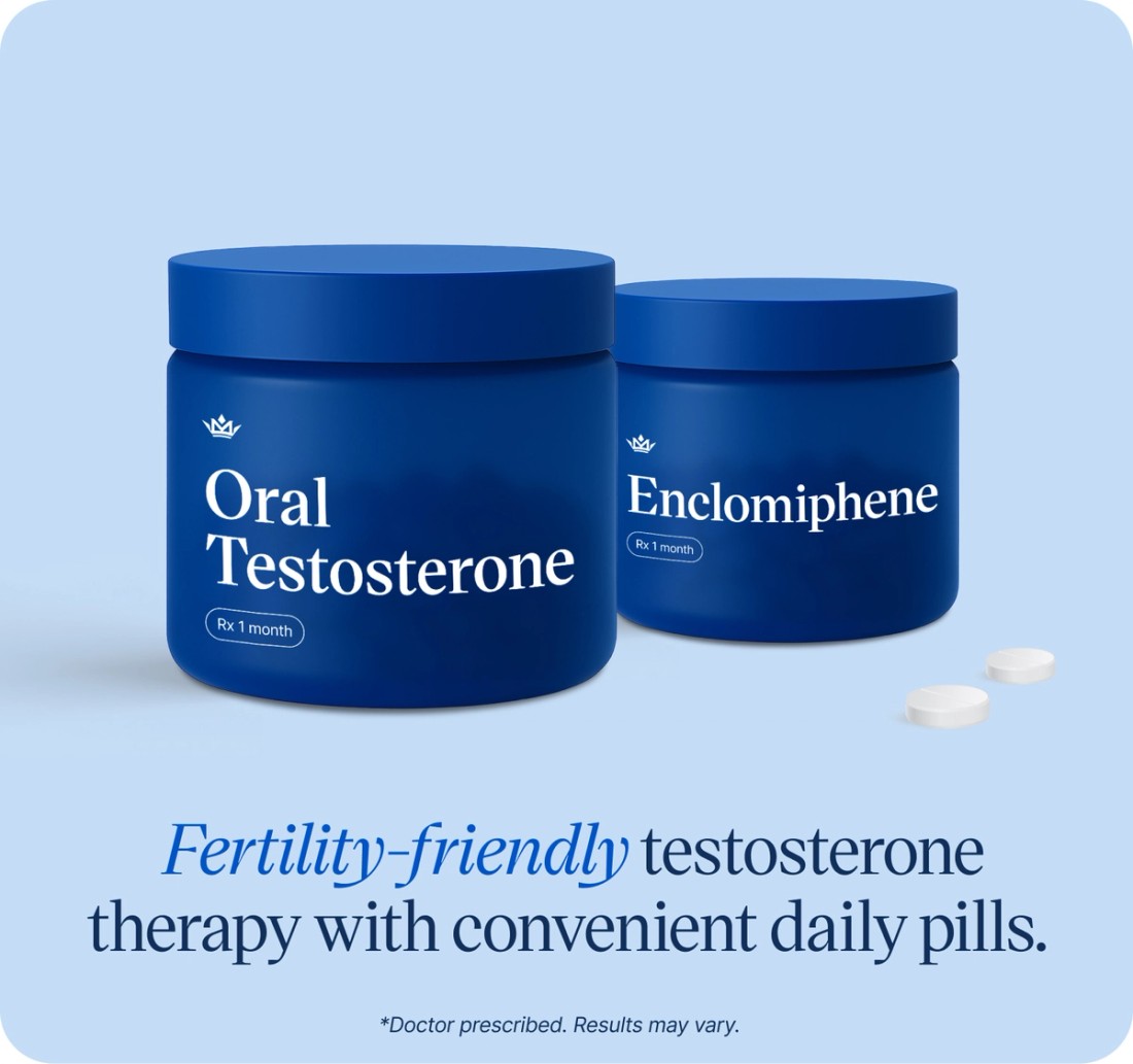 Oral Testosterone + Enclomiphene protocol
