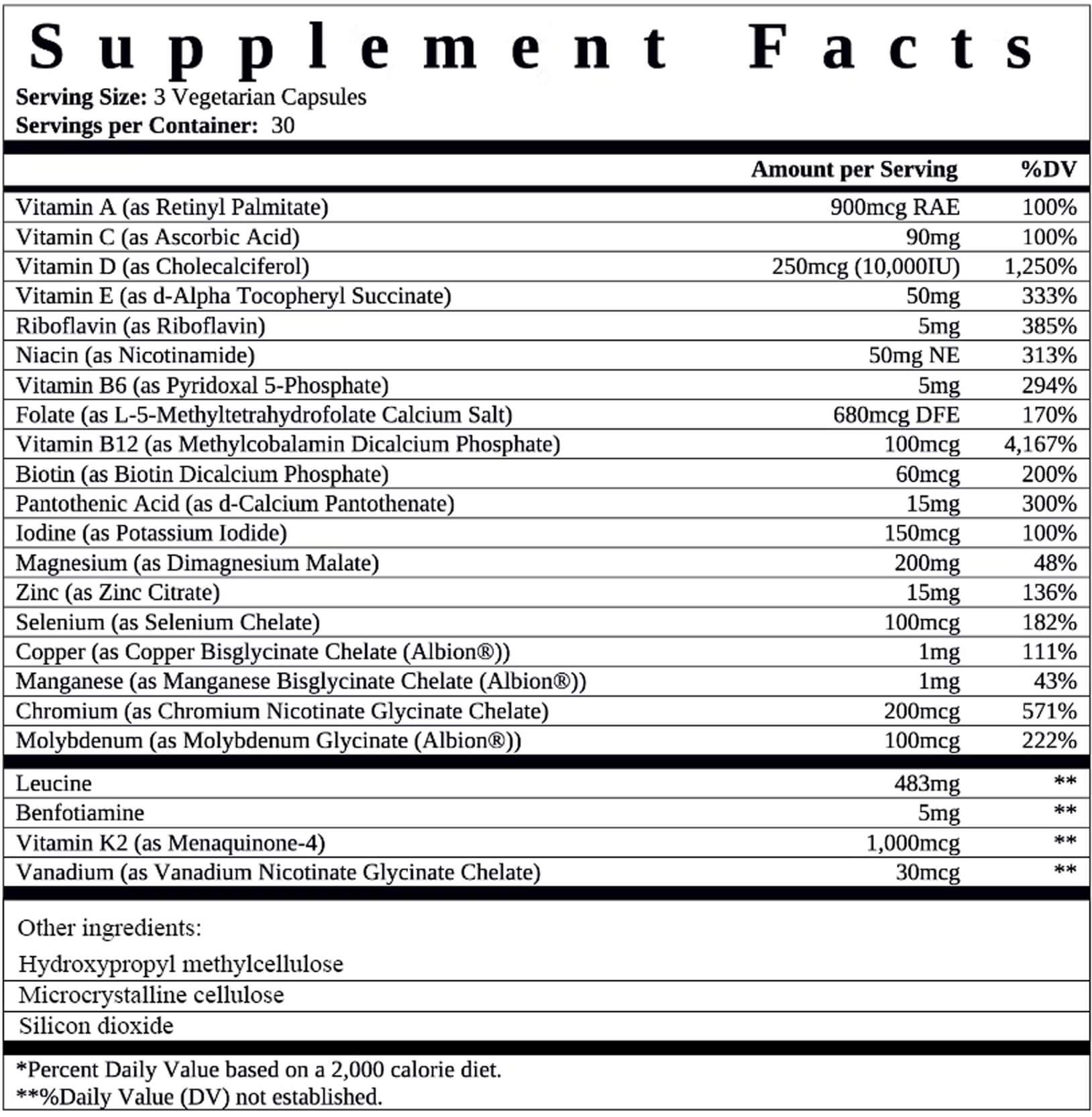 Supplement Facts