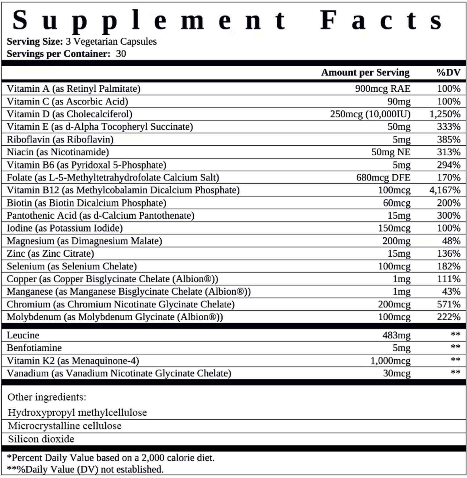 Supplement Facts