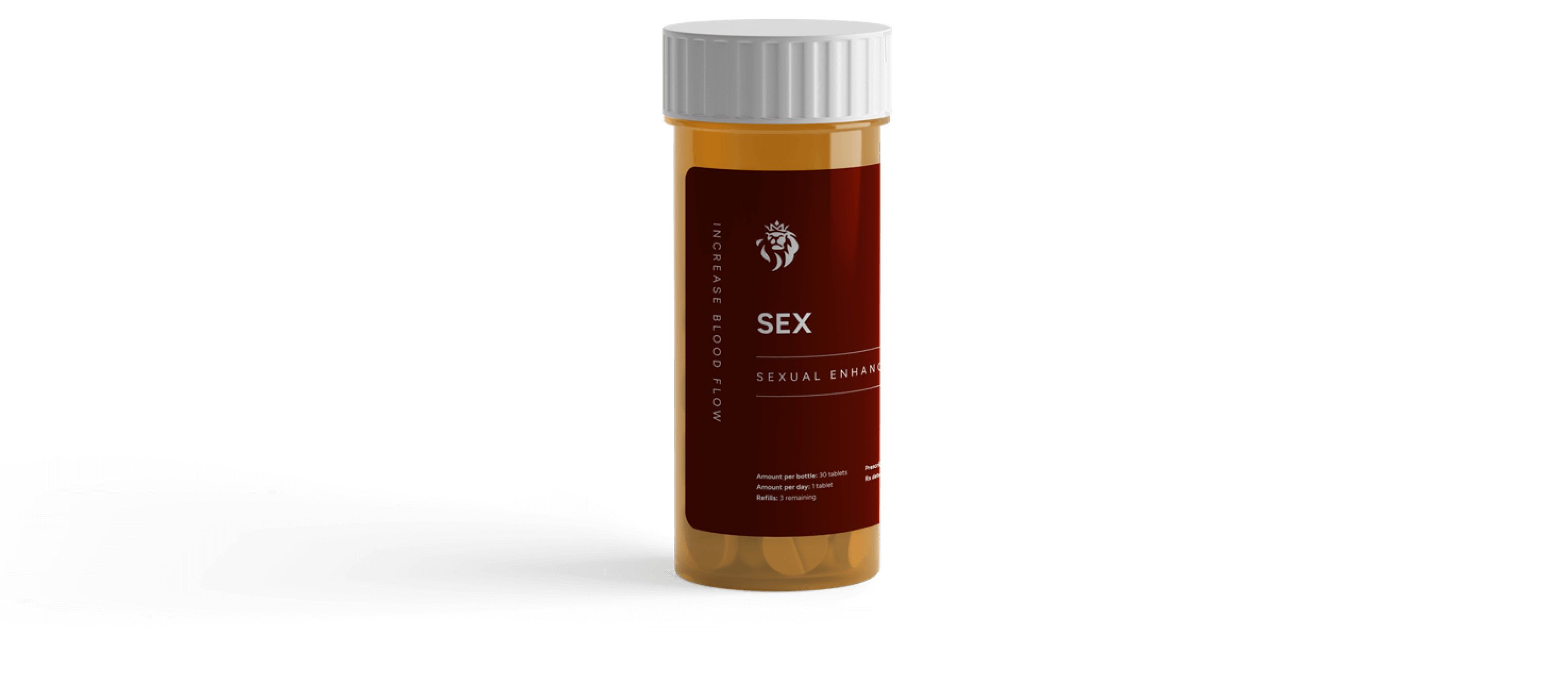Bottle with lover pills