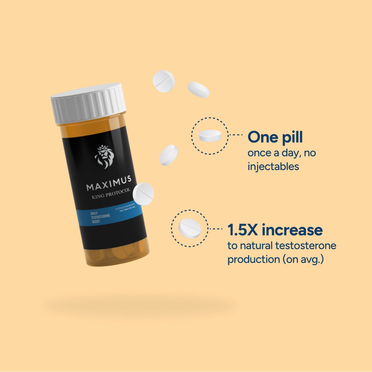 Maximus pill bottle