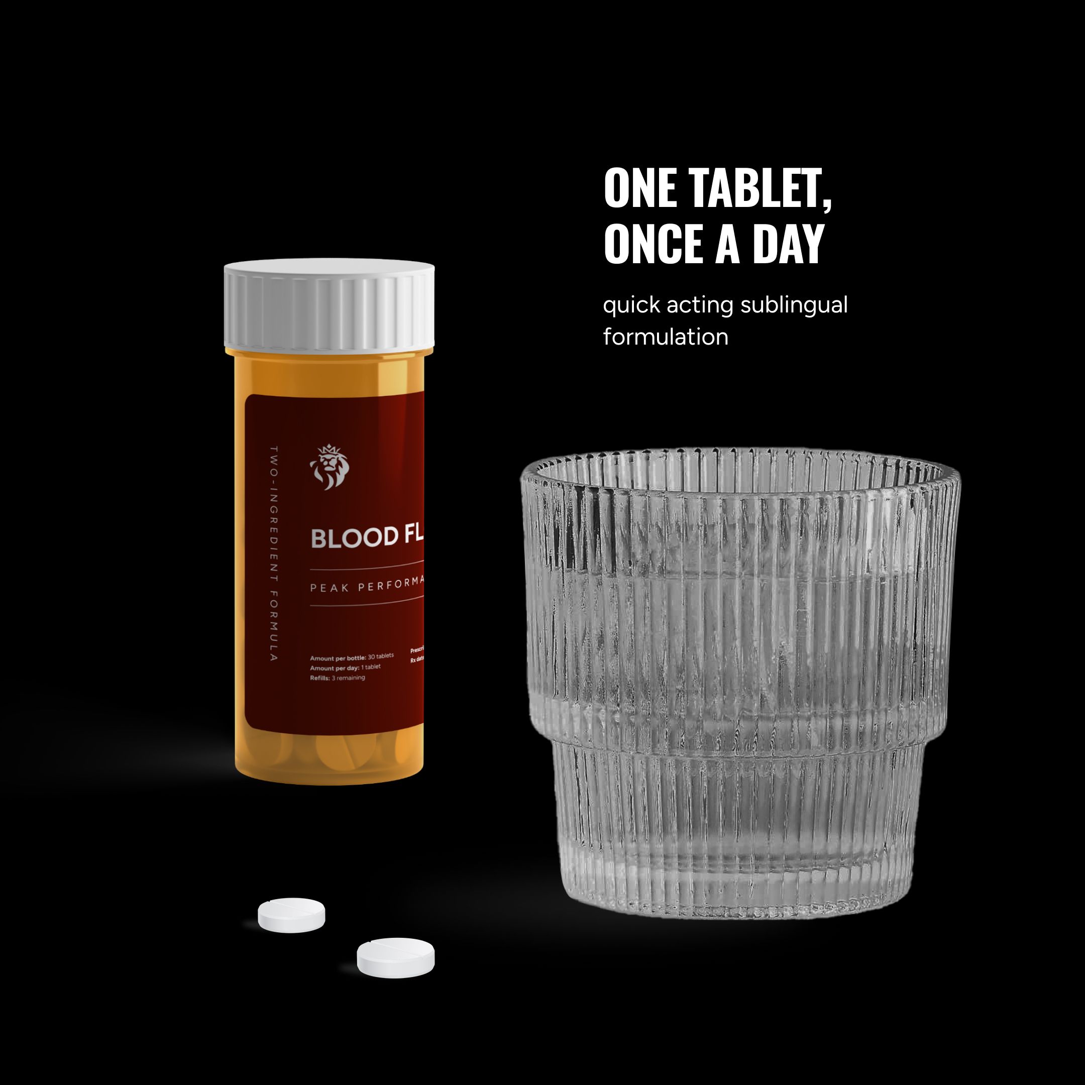 One tablet per day