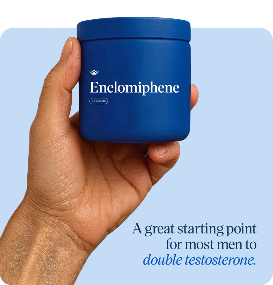 Increase testosterone levels with Enclomiphene