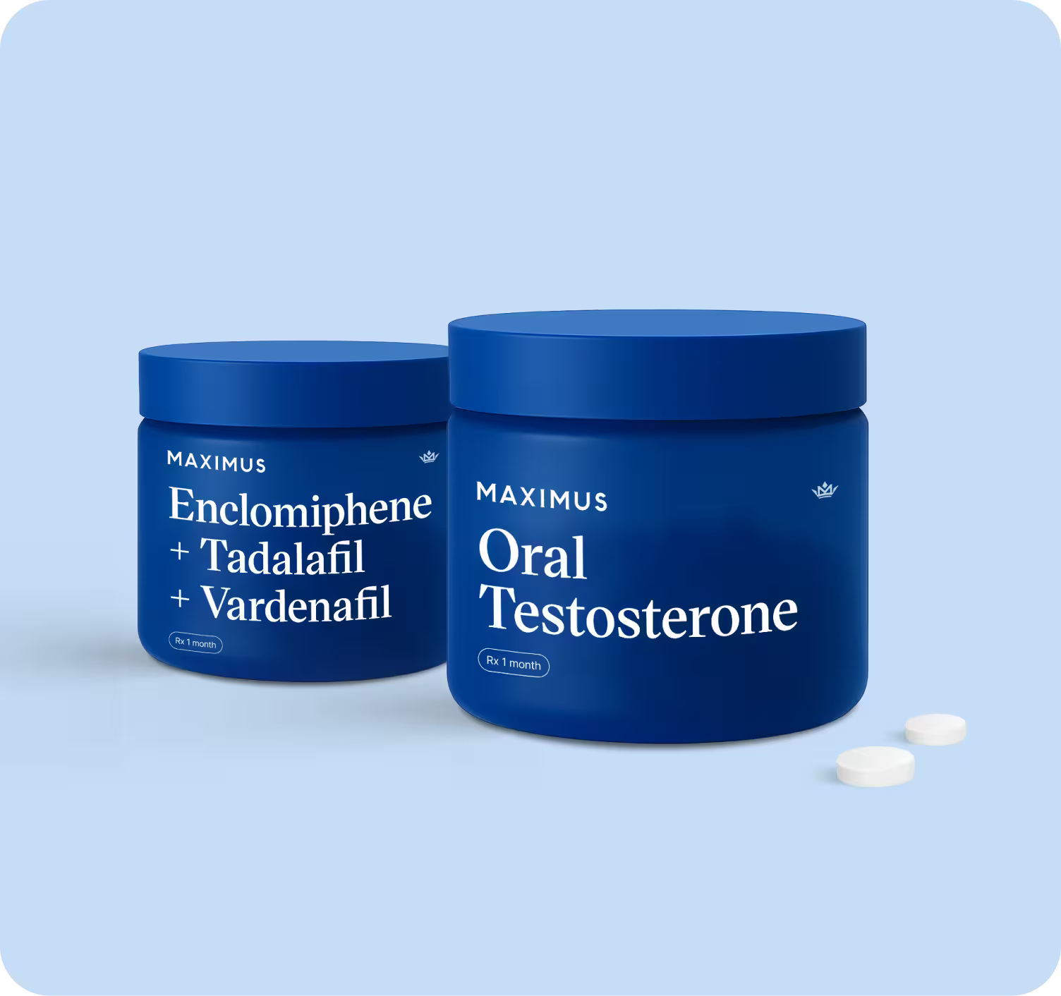 Enclomiphene + Tadalafil + Vardenafil + Oral Testosterone