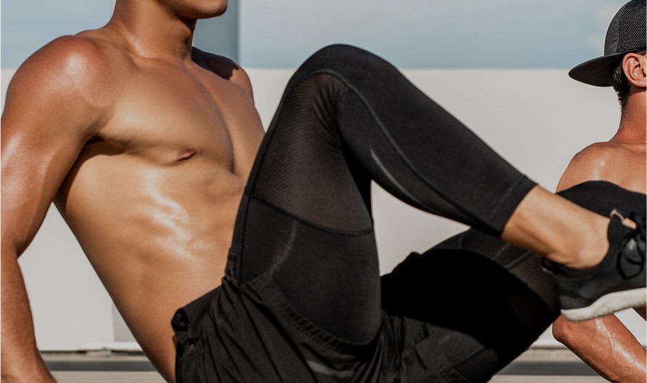 man working out