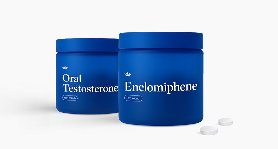 Enclomiphene +  Oral Testosterone