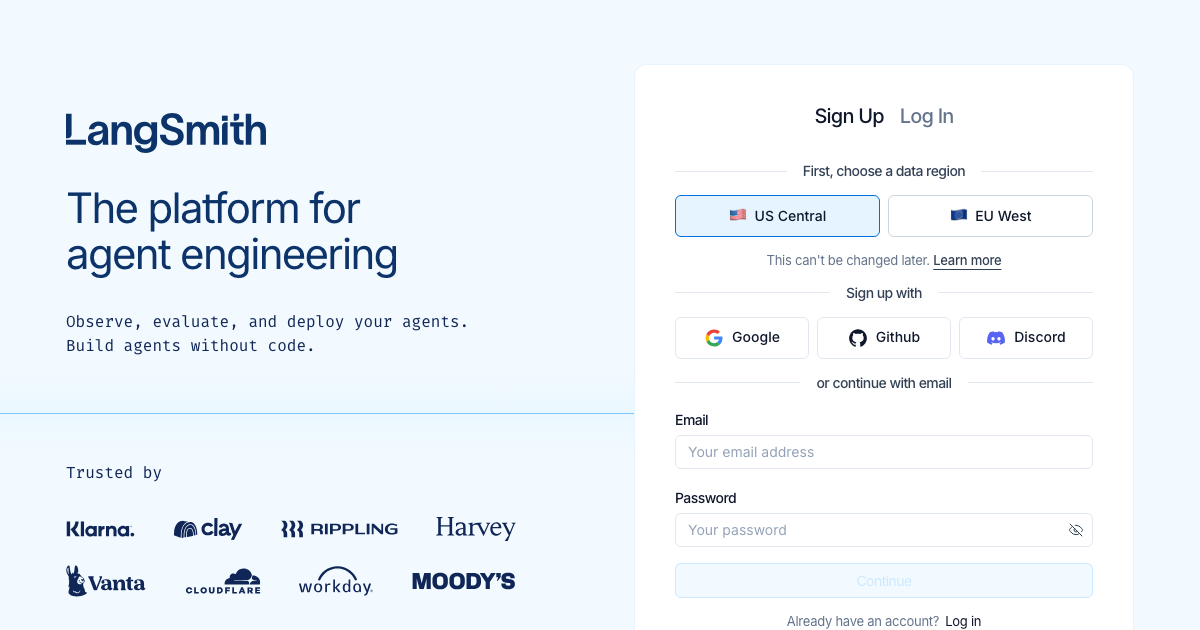 LangSmith observability platform for tracing and monitoring LangGraph agent execution in production