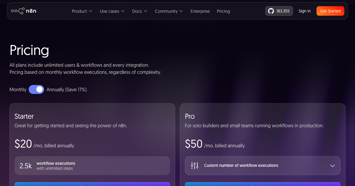 n8n workflow automation platform showing DIY AI automation workflow builder interface