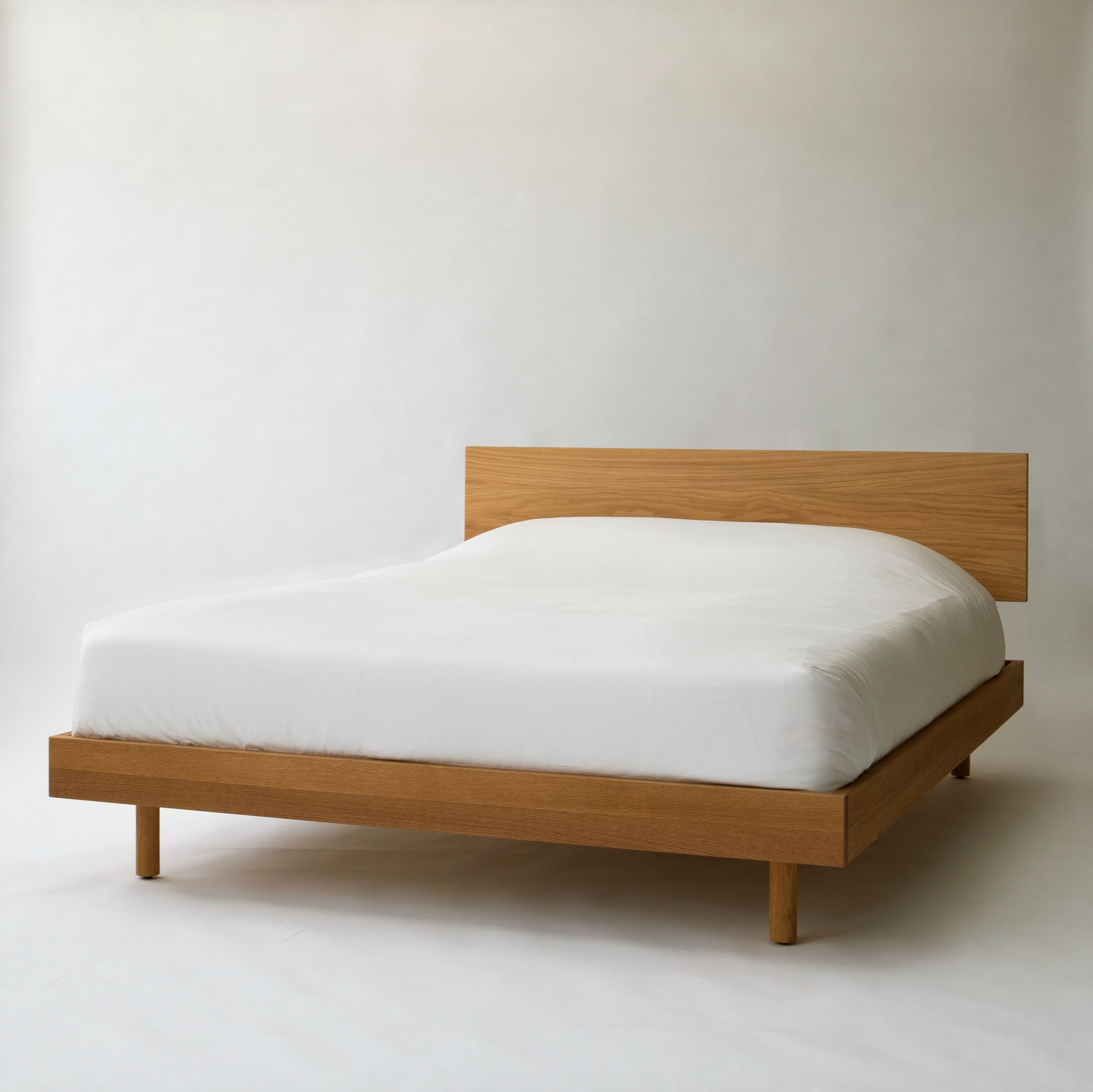 Mysa Bed, Full / Natural Oak