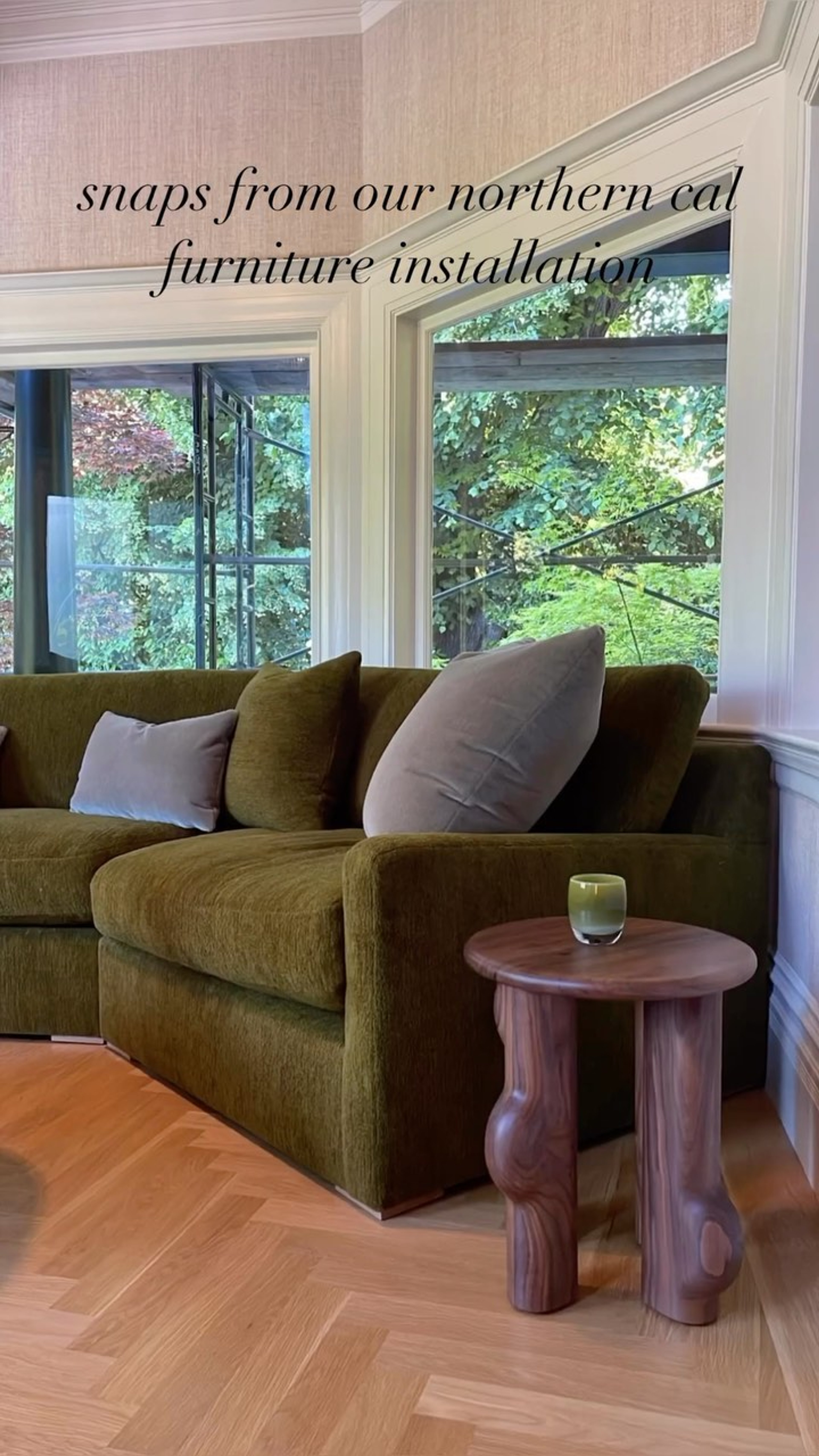 Akron Street furniture at home, photo by @peakpetersen