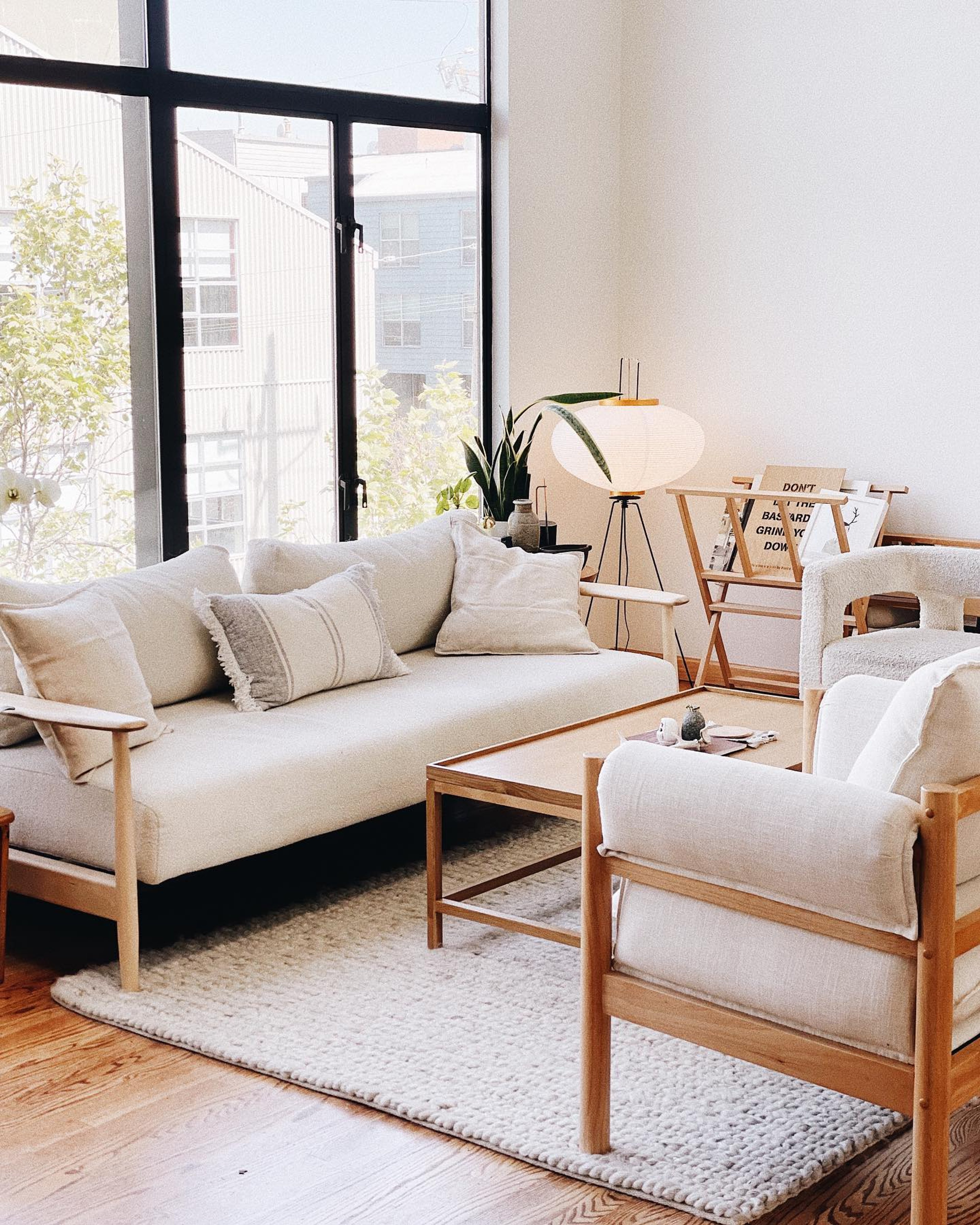 Akron Street furniture at home, photo by @alysonstrike