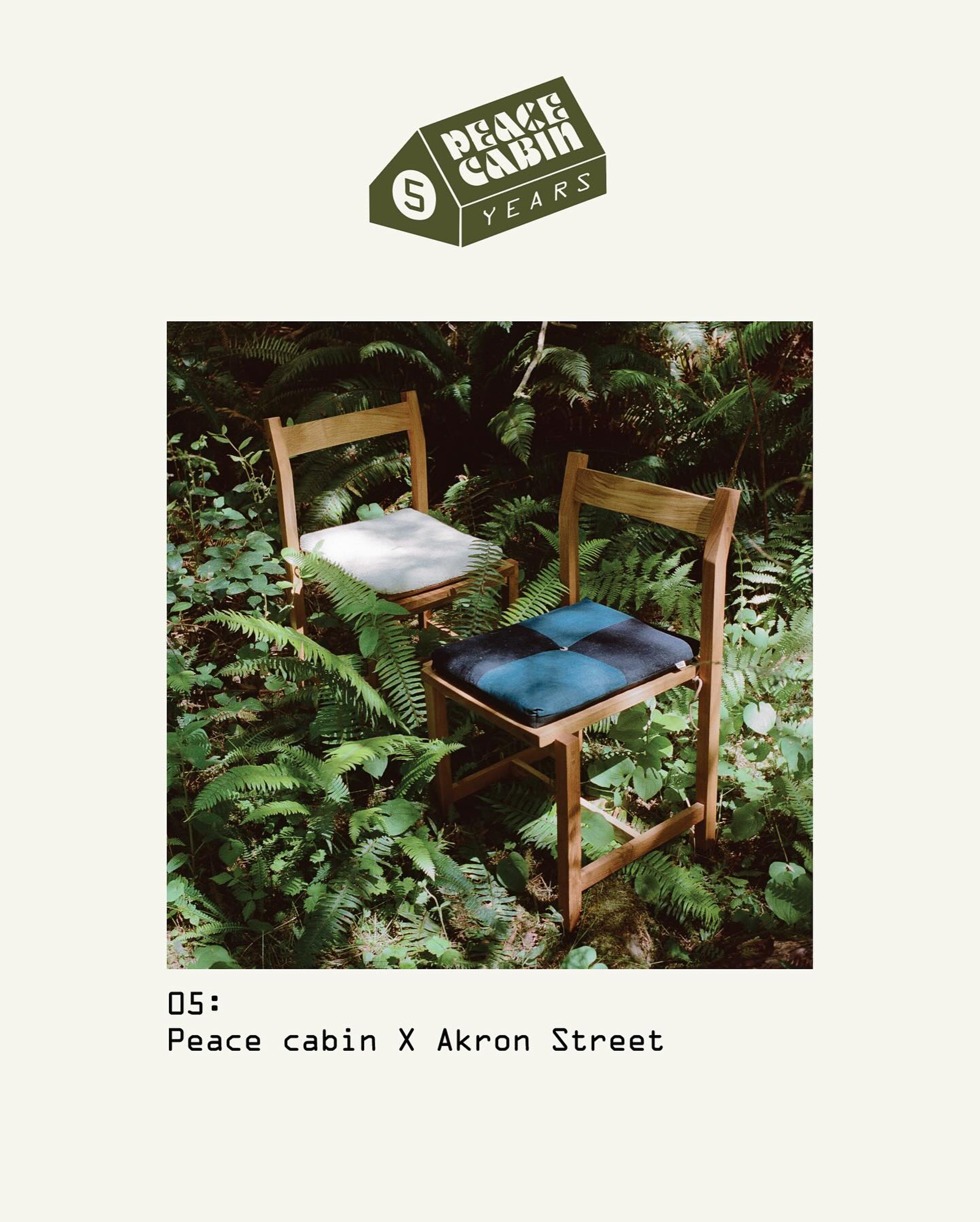 Akron Street furniture at home, photo by @peacecabingoods