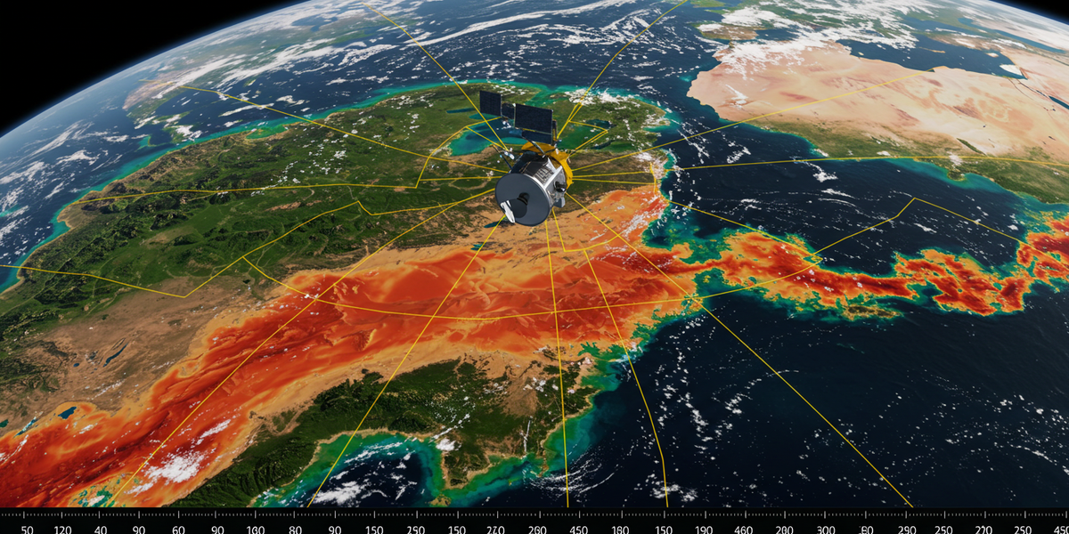 monitoreo de temperatura satelital