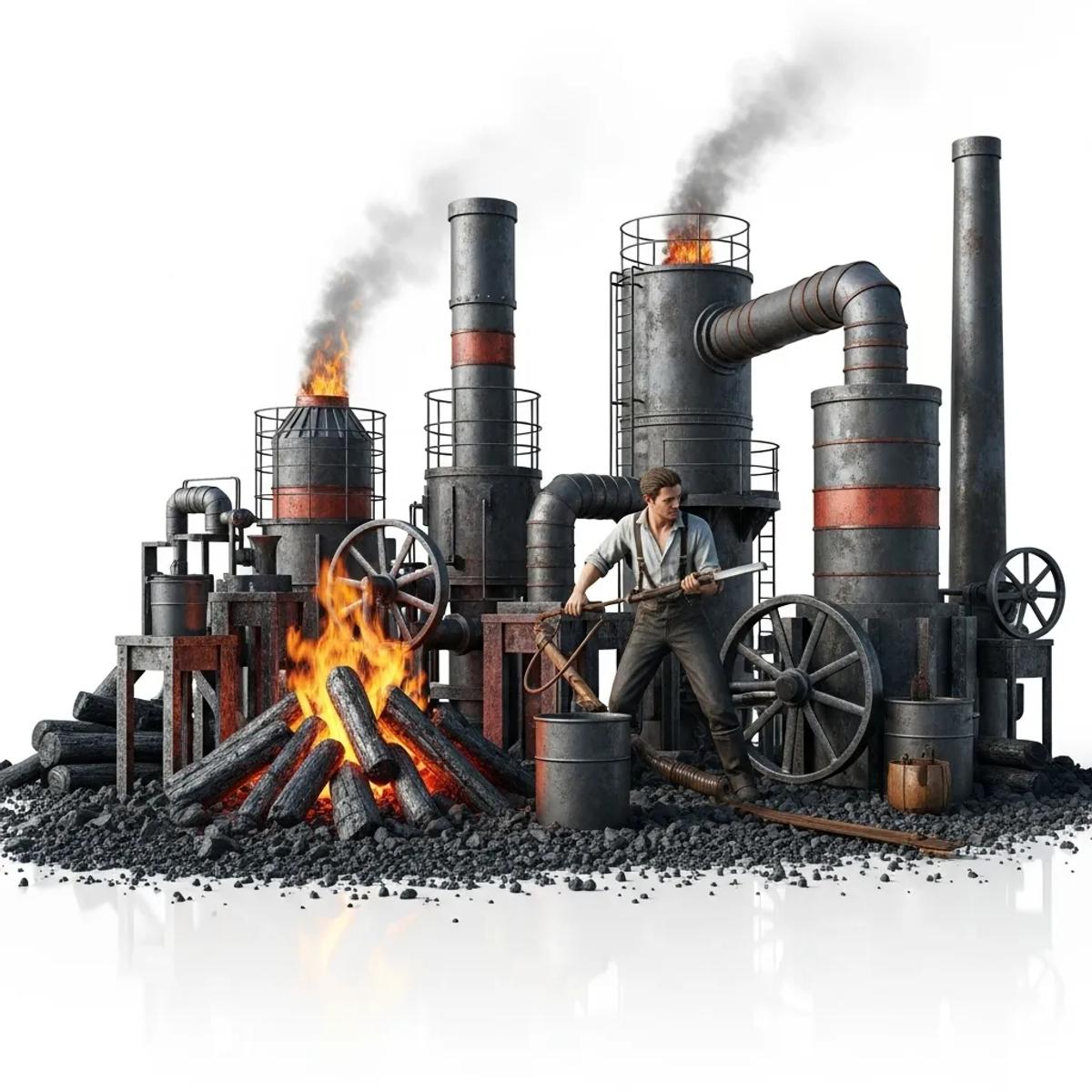 revolución industrial y materias primas