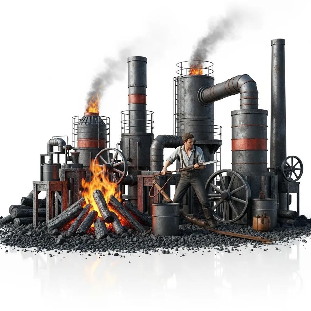 revolución industrial y materias primas