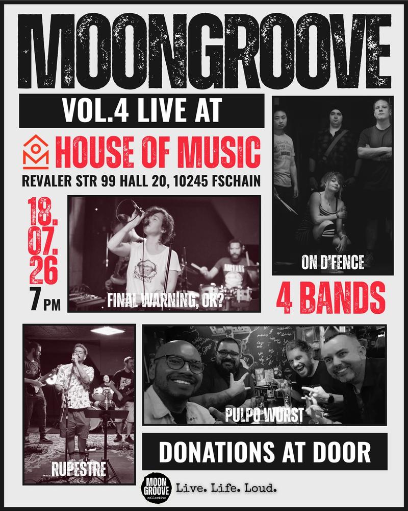 Poster for MoonGroove Vol. 4