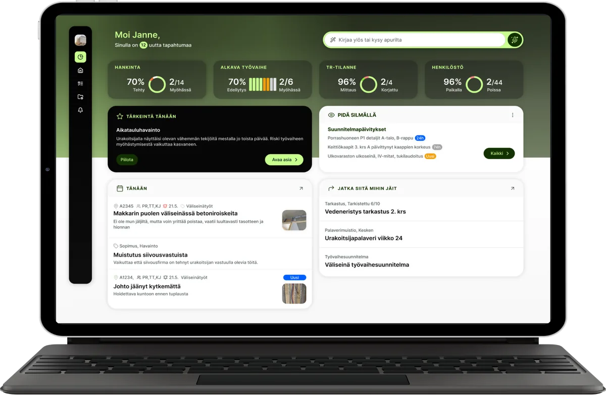 Adicio AI desktop view