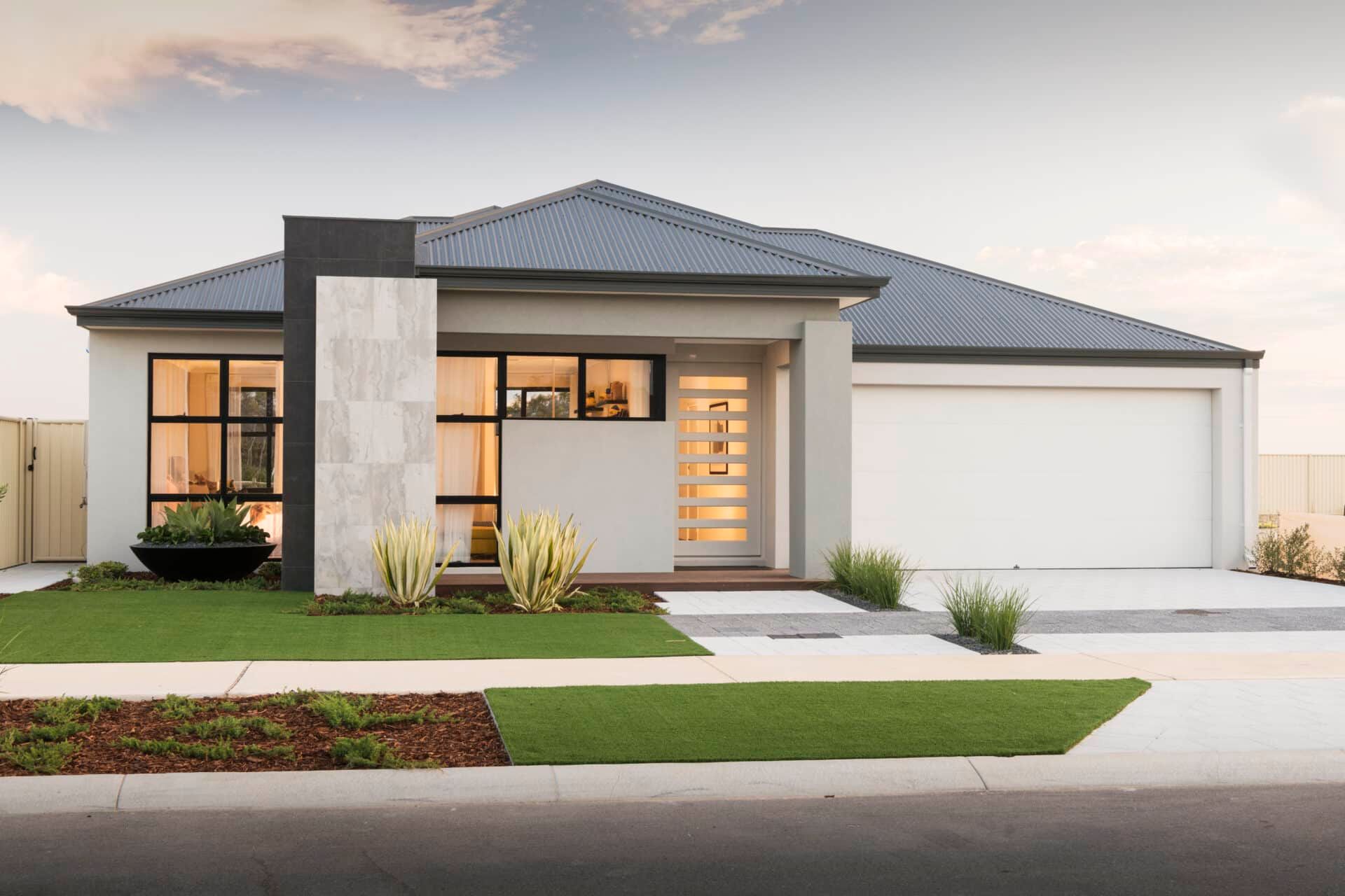 Interactive House & Land package platform showing live lot selection and matched home designs