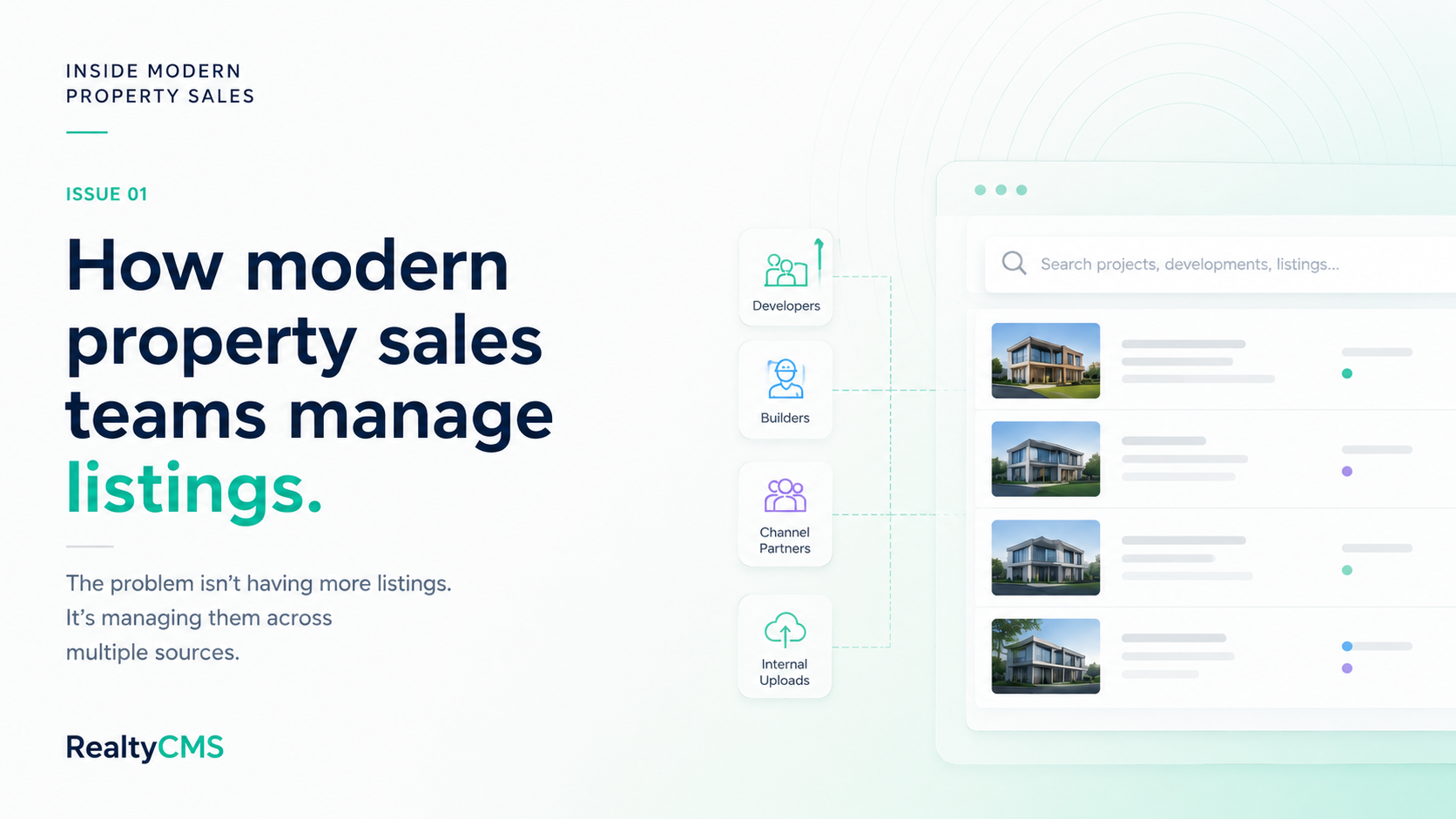 How Modern Property Sales Teams Manage Listings