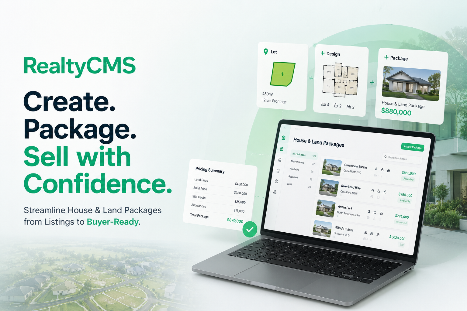 How Modern Sales Teams Turn Listings Into Buyer-Ready House & Land Packages