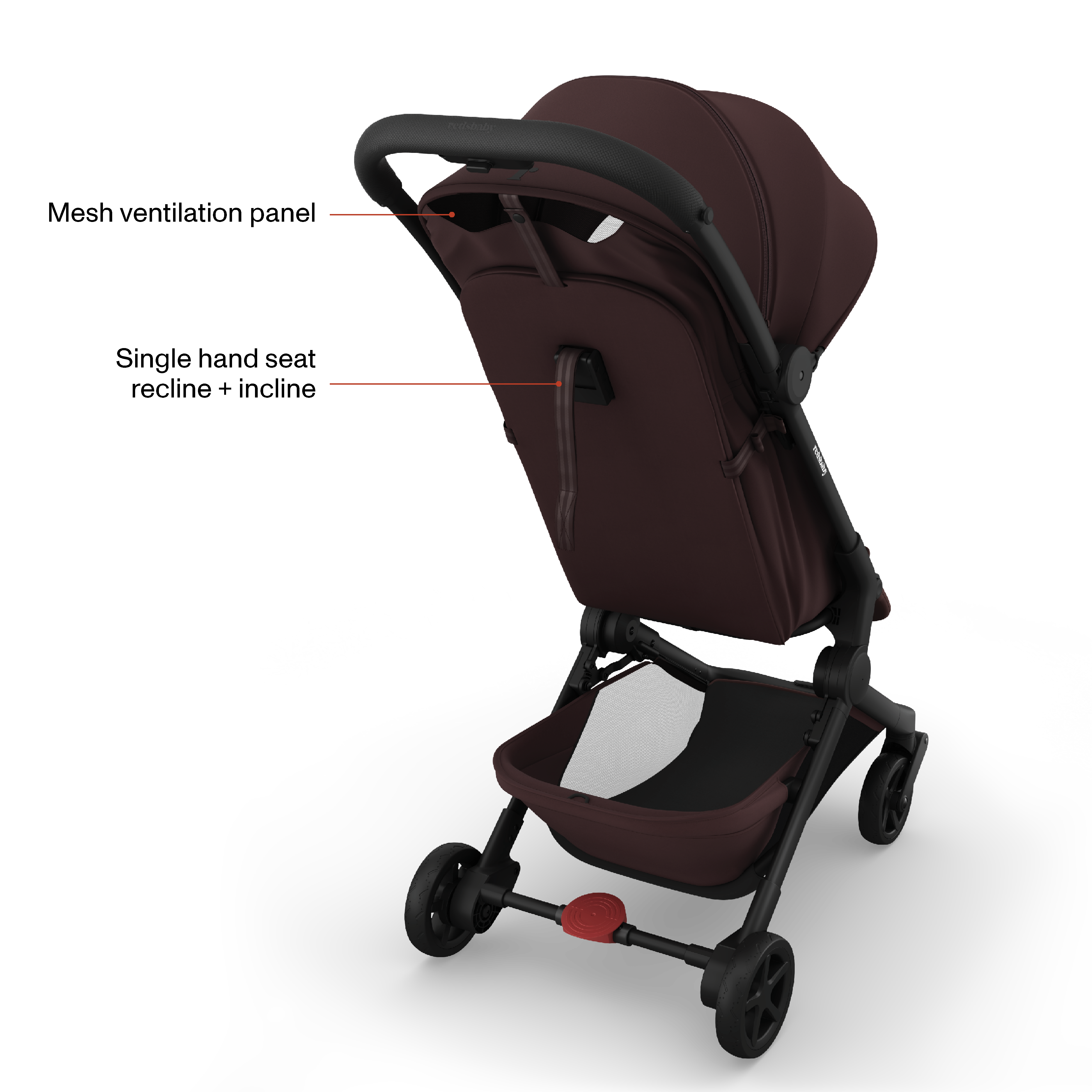 SKIP³ Travel Stroller Ultra-Compact Lightweight Redsbaby - Main Image